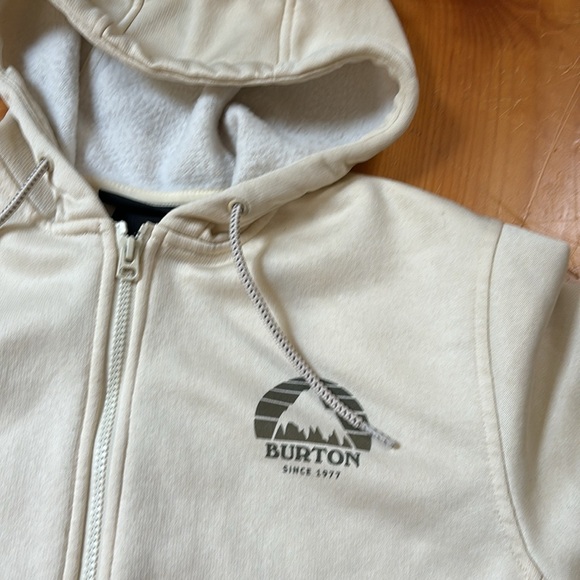 BURTON Men’s XS Oak Seasonal Hoodie Sweatshirt Full Zip Up Logo - Picture 1 of 8